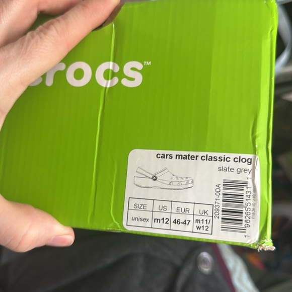 CROCS x DISNEY CARS TOW MATER MENS CROCS SIZE 12 - Picture 9 of 9